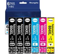 Cartouches d'encre 604XL Compatible pour Epson 604 XL pour Epson Expression Home XP 2205 XP 4200 XP 3200 XP 3205 XP 2200 XP 4205 Workforce WF 2935 2930 2910 2950DWF (6 Pack)