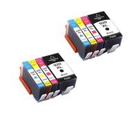 Cartouches d'encre 920XL Lot de 4, Compatible avec HP, 6000 6500 | 6500A, 7000, 7500, 7500A, noir 50ml, cyan magenta jaune 16ml, avec puce, 4 couleurs(920XL-2set)