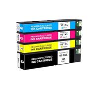 Cartouches d'encre 981 981X 981XL compatibles for HP PageWide 556dn