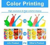 Cartouches d'encre Compatible LC22UXL LC-22UXL LC22U LC-22U LC20E LC-22UBK LC-22UC LC-22UM LC-22UY XL Remplacement pour Brother DCP-J785DW MFC-J985DW (4PK KCMY)