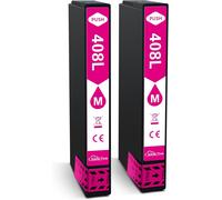 Cartouches D'Encre Compatible Pour Epson 408 L 408L Remplacement Pour Workforce Pro Wf-C4310Dw Wf-C4810Dtwf Imprimante,2M[ENC942813]