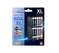 Cartouches d'encre compatible pour Epson 604XL Multicolore - Pack de 10 -