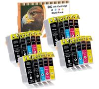 Cartouches D'Encre Compatible Remplacement Pour Canon Pgi-5 Cli-8 Pour Canon Pixma Mp530 Mp600R Mp610 Mp800R Mp810 Mp830 Mp970 Mx700 Mx850 Ip3300 Ip3500 Ip4200X Ip4300 Ip4500X Ip5200 (20-Pack)
