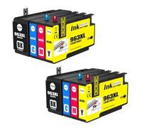 Cartouches d'encre compatibles Compatible avec OfficeJet Pro 9010 9015 9020 9022 9025 HP963 HP967 963XL 967XL(2 Set)