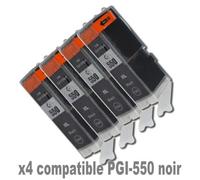 D&C Cartouches d'encre compatibles Canon Pixma MG5450/5550/5650 MX725/925 PGI-550 CLI-551 Lot