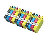 Cartouches d'encre compatibles T0711 T0712 T0713 T0714, for Epson Stylus DX4050 DX4400 DX8400 DX8450 DX9400 DX9400F avec Puce(3Set)