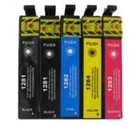 Cartouches d'encre de Rechange compatibles pour Epson T1285-T1281 T1282 T1283 T1284 pour Epson Stylus Office BX305FW S22 SX125 SX130