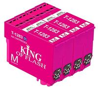 Cartouches d'encre de rechange pour T1281 T1282 T1283 T1284 T1285 compatibles avec Epson Stylus SX125 SX235W SX130 S22 SX445W SX438W SX435W SX425W