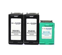 Cartouches d'encre de Remplacement 350XL et 351XL for imprimantes HP 350 et 351 (modèles D4200, C4480, C4580, C4380, C4400, C5280, C5200 et C5240).(2 BK 1 Color)