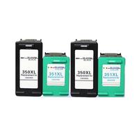 Cartouches d'encre de Remplacement 350XL et 351XL for imprimantes HP 350 et 351 (modèles D4200, C4480, C4580, C4380, C4400, C5280, C5200 et C5240).(2 BK 2 Color)