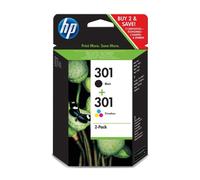 Cartouches d'encre d'origine HP 301 Noir et tricolore (lot de 2) 1 - Pack multicolore