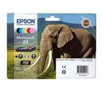 Cartouches d'encre Epson Série Eléphant 24 - Multipack 6 cartouches Multipack G