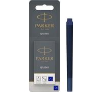 Cartouches d'encre grande capacité PARKER QUINK sous blister bleu 5 cartouches