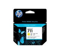 HP 711 pack de 3 cartouches d'encre DesignJet jaune, 29 ml