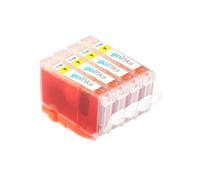Cartouches d'encre jaune compatibles Go Inks (4 x 14 ml) remplaçant Canon CLI-8Y pour imprimantes PIXMA et Pixus