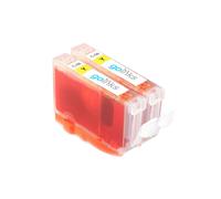 Cartouches d'encre jaune compatibles Go Inks CLI-8Y - 2 cartouches, 14 ml - Remplace Canon CLI-8Y - pour imprimantes PIXMA et Pixus