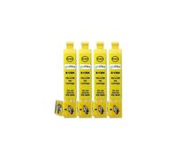 Cartouches d'encre jaune Go-Inks E-1304 compatibles T1304 pour imprimantes Epson Stylus