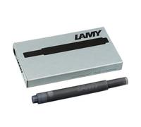 Cartouches d'encre LAMY T10 à grande capacité - compatibles avec tous les modèles de stylos plume Lamy - Contenance: 1,25 ml par cartouche - 5 pièces par paquet - Couleur de l'encre: noir