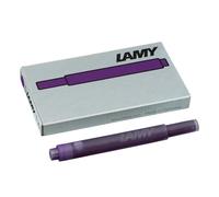 Lamy Cartouches d'encre T10 – grande capacité 1,25 ml – 5 pièces – Violet – compatibles stylos plume