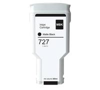 Cartouches d'encre noir mat C1Q12A 727 de remplacement à haut rendement pour imprimante HP DesignJet C1Q12A compatibles avec HP DesignJet T920 T930 T1500 T1530 T2500 T2530 300 ml
