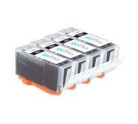 Cartouches d'encre noires compatibles Go Inks - 4x PGI-525Bk non-OEM pour imprimantes Canon PIXMA