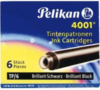 Cartouches d'encre Pelikan 4001 TP/6 noir (6 cartouches)