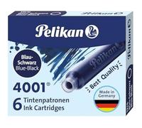 Cartouches d'encre - PELIKAN - 4012700233691 - Lot de 6 - Couleur Bleu - Pour stylo plume