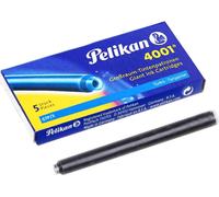 Pelikan 4001 GTP 5 Lot de 5 cartouches d'encre Turquoise