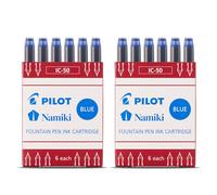 Cartouches d'encre Pilot IC-50 ic 50,sac d'encre FP-50r 78g,noir,bleu,rouge,3 couleurs - Type Blue 2 pack