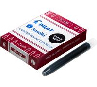 Cartouches d'encre PILOT Namiki pour stylo plume Capless noir (12 cartouches)