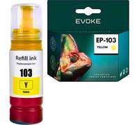 Cartouches d'encre pour Epson 103 jaune 70 ml | Remplacement pour EcoTank L3251 L3250 L3150 L3151 L3260 L3256