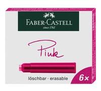 Cartouches d'encre pour stylo plume - Petite taille - Rose - Faber-Castell
