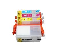 Cartouches d'encre Rechargeables 4-Pack, Compatible avec HP, 920 920XL | Officejet 6000 6500 6500A 7000 7500 7500A, puce ARC, BK C M Y