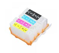 Cartouches d'encre Rechargeables, 4 pièces, compatibles avec IP3000 550i MP700 MP730 S400 BCI 3E BK BCI 6 C M Y
