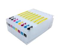 Cartouches d'encre Rechargeables Compatible avec imprimante Stylus Pro 300, 8 pièces, 300ml, 7600, 9600, 4000, 4800, 4880, avec Puce(for 7600 9600 4000)