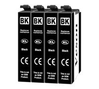 Cartouches d'encre Remplacement pour 405XL Noir, Compatibles avec Epson Workforce Pro WF-3820 WF-3825 WF-4820 WF-4825 WF-4830 Workforce WF-7830 WF-7835 WF-7840 WF-7310