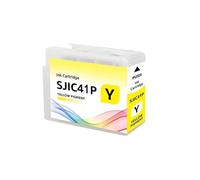 Cartouches d'encre SJIC41P compatibles for Epson CW-C4000e C4000U | Version nord-américaine, impression d'étiquettes(Y)