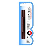 Cartouches d'encre spécialement formulées Sheaffer Skrip, paquet de 5 cartes bli