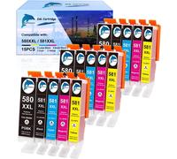 Cartouches D'Encre Xxl Compatibles Avec Canon 580 581 Pgi-580 Cli-581 Pour Canon Pixma Tr8550 Ts705 Ts6350 Ts6350A Ts705A Ts6351 Ts6250 Ts6150 Ts9550 Ts6300 Ts6250 1 Tr75. 50 (15 P[ENC945158]