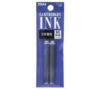 Cartouches - Encre Bleu Noire - Recharge - Pack De 2 - Calligraphie - Platinum