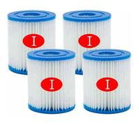 Cartouches Filtrantes Bestway Taille I, pour Piscine, 7,9 x 8,9 cm, Faciles à Changer, Lot de 4