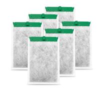 Cartouches filtrantes efficaces pour aquarium, lot de 6 filtres pour petits aquariums, filtres pour cartouches d'aquarium, filtration premium pour eau claire 14,5 x 9 x 1 cm pour petits aquariums, mig