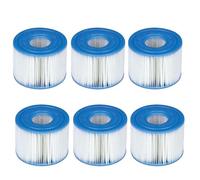 Cartouches filtrantes - Intex - S1 - Lot de 6 - Cylindrique - Efficacité de filtration élevée