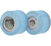 Cartouches Filtrantes pour Mspa,Filtres de Rechange pour Whirlpoal Piscine Gonflable,Filtres pour Baignoire (2 Filtre avec Filets de Protection)