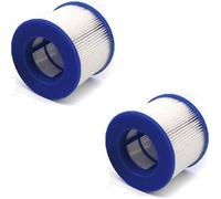 Cartouches filtrantes pour spa - UBBINK - Lot de 2 - Filtration efficace - Forme ronde - Dimensions 10x15,8 cm