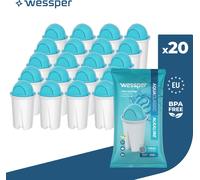 Cartouches filtrantes Wessper Classic Alkaline | Remplacement pour Aquaphor Standard, Brita Classic, Dafi Classic | Pack 20