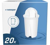 Cartouches filtrantes Wessper Classic | Remplacement des cartouches filtrantes Aquaphor Standard, Brita Classic, Dafi Classic | Réduit le calcaire et le chlore Pack 20