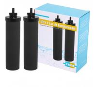 Cartouches Filtre à Eau 2 Pièces Compatibles Berkey, Élément Noir
