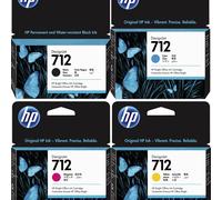 Cartouches HP 712 d’origine Lot de 4