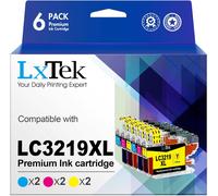 Cartouches LC3219XL d'encre Compatible pour LC3219XL LC3217 LC3219 XL pour MFC-J5330DW MFC-J5335DW MFC-J5730DW MFC-J6530DW MFC-J6930DW MFC-J6935DW (2 Cyan 2 Magenta 2 Jaune)